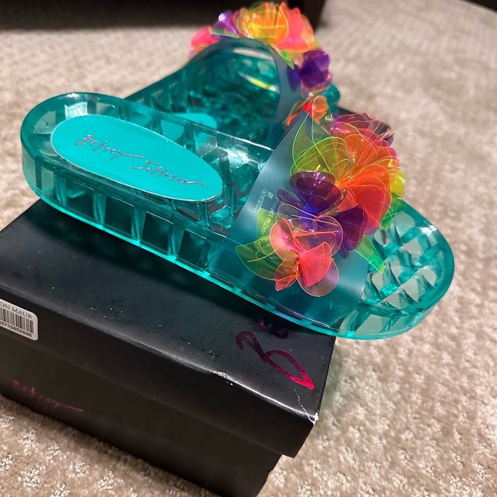 Betsy Johnson Jelly Sandals - Picture 8 of 10